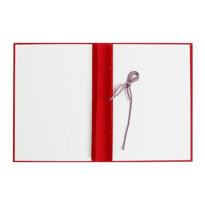 Папка &laquo;Дипломная работа&raquo; А4, бумвинил, гребешки/сутаж, без бумаги, красная, (вместимость до 150 листов)