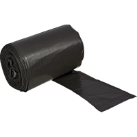 Мешки для мусора ПВД 30л 25мкм 30шт/рул черн 50x70см с ручками Luscan