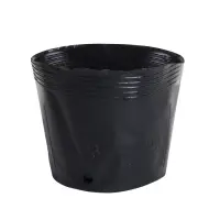 Пакет для рассады, 3,5 л, d = 20 см, h = 17 см, полиэтилен, чёрный, Greengo