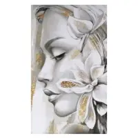 Картина &laquo;Девушка и цветы&raquo; интерьерная, 60&times;100 см