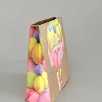 Пакет подарочный крафтовый &laquo;С Днём рождения&raquo;, шары, L 40&times;11.5&times;31 см