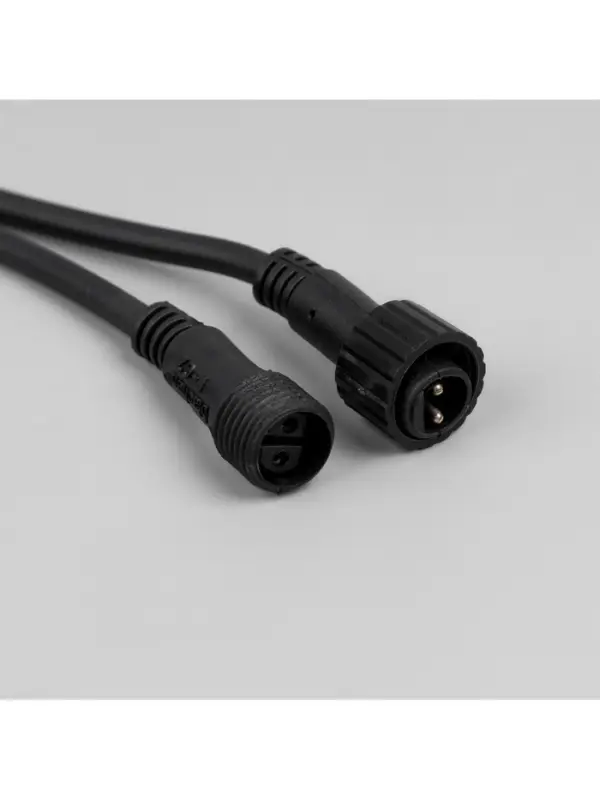 Гирлянда &laquo;Клип-лайт&raquo; 5 нитей по 20 м, IP44, УМС, тёмная нить, 665 LED, свечение белое, мерцание всех светодиодов, 24 В