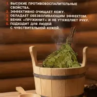 Веник для бани, кленовый, в пакете