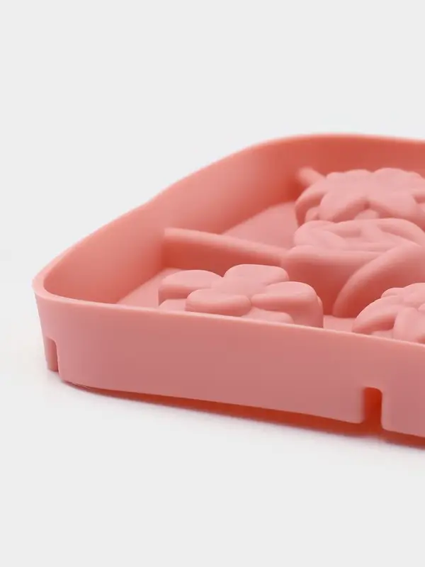 Форма для леденцов Доляна &laquo;Летний полдень&raquo;, силикон, 12.5&times;12.5&times;1.5 см, 8 ячеек (2.7&times;2.7 см), с палочками, МИКС