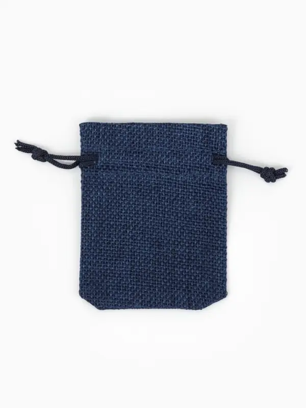 Мешочек подарочный &laquo;Льняной&raquo; 7&times;9, синий