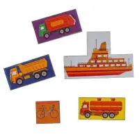 Головоломка тетрис Лесная мастерская &laquo;Большой транспорт&raquo;, 44 детали