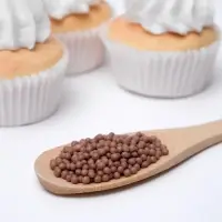 Кондитерская посыпка с мягким центром &laquo;Жемчуг&raquo; коричневый, 50 г