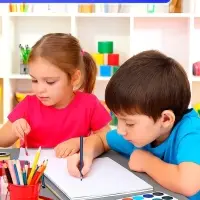 Альбом для рисования Calligrata А4, 40 листов, на скрепке, плотность листов 100 г/м&sup2;, обложка из мелованного картона, МИКС