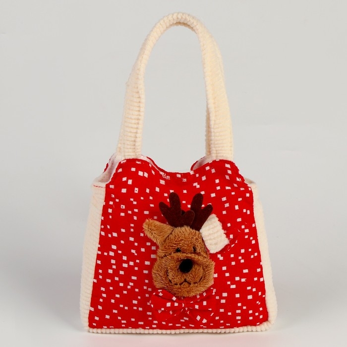Новый год! Сумка для подарков «Олень»