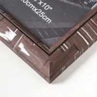 Фоторамка пластик 20х25 см "Моррис" тёмно-коричневый 29,8х25х2 см