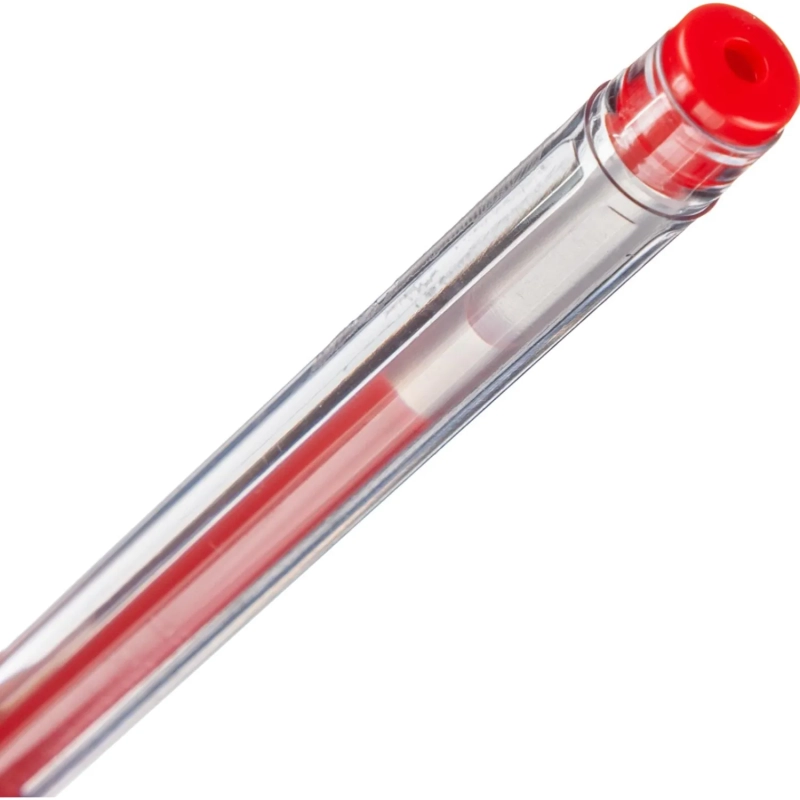 Ручка гелевая неавтомат. Deli Daily д.ш.0,5мм,лин0,35,крас,р/м E6600S