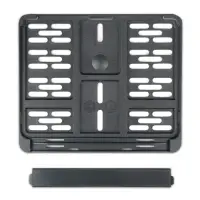 Рамка под номерной знак мотоцикла (чёрная) ТИП4 190х145 мм AVS RN-21