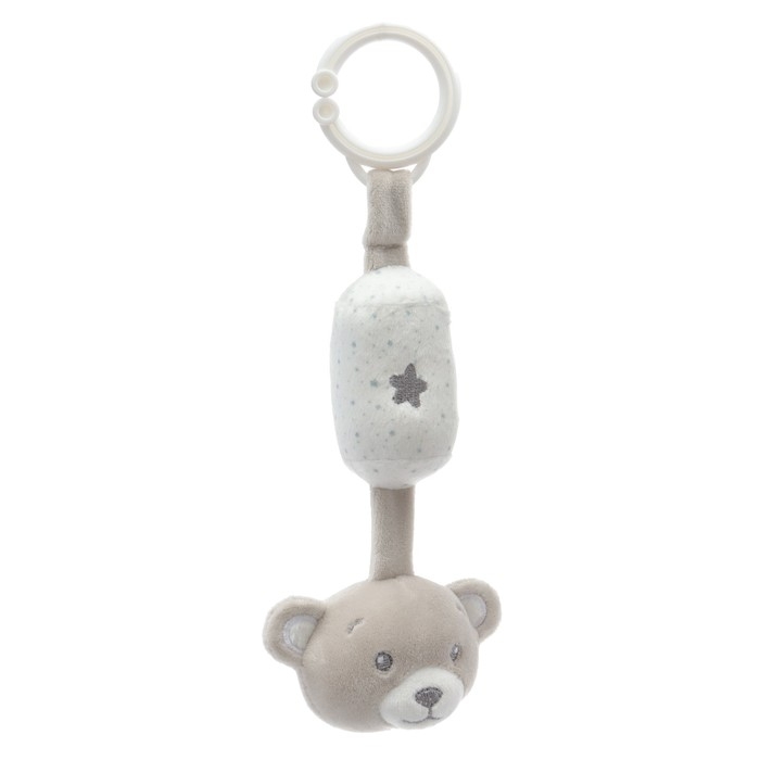 Подвеска - погремушка «Серый мишка», на кроватку, коляску, Крошка Я Подвеска - погремушка «Серый мишка», на кроватку, коляску, Крошка Я