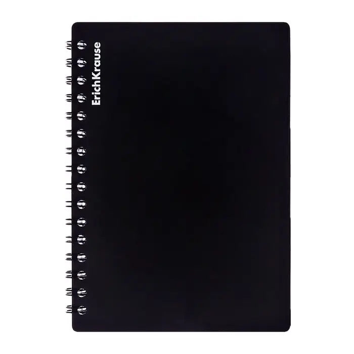 Тетрадь на спирали ErichKrause. Classic А6, 60 листов, в клетку, пластиковая обложка, блок офсет, МИКС