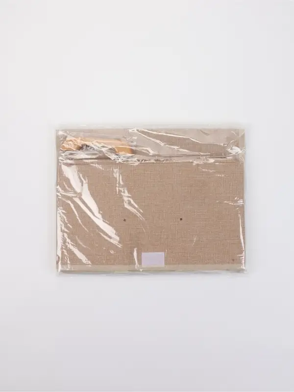 Короб стеллажный для хранения с крышкой LaDо́m &laquo;Франческа&raquo;, 33&times;24&times;18.5 см, бежевый