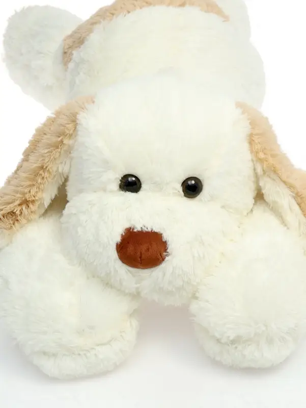 Мягкая игрушка &laquo;Собака Дружок с лентой&raquo;, цвет молочный/кофейный, 85 (111) см