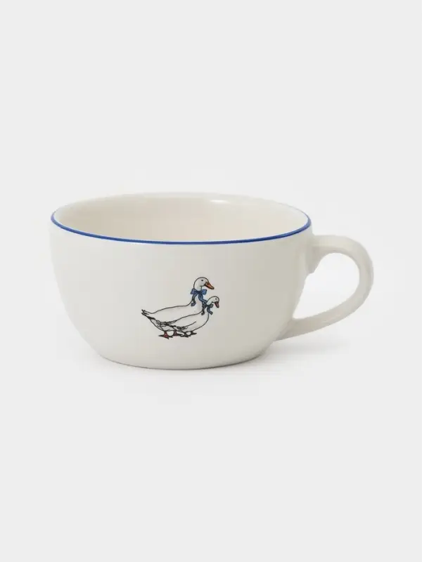 Чашка чайная 200 мл Премиум "Гуси"