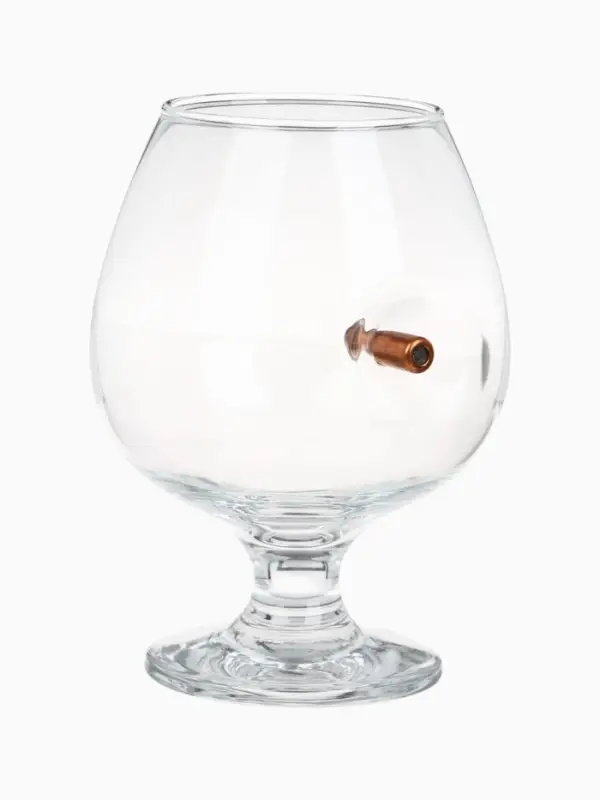 Бокал для коньяка с пулей &laquo;Непробиваемый&raquo;, 395 мл
