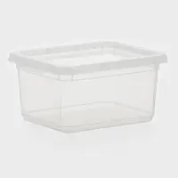 Контейнер для хранения Palm, 2 л, 19&times;15.3&times;9.8 см, с крышкой, прозрачный