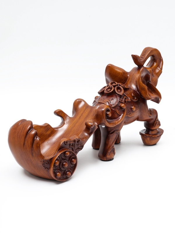 Подставка для бутылки  Подставка для бутылки "Слон" под дерево, 34х13х20см