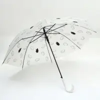 Зонт - трость детский &laquo;Коты&raquo;, полуавтоматический, 8 спиц, R=47/55 см, d=94 см, МИКС