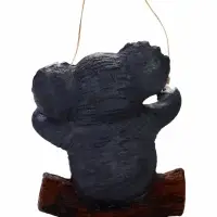 Садовая фигура из полистоуна &laquo;Коала на бревне&raquo;, подвесная, 25&times;15&times;24 см
