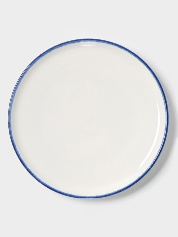 Тарелка обеденная Тарелка обеденная "Blue Lagoon" Magistro 26см 25,8х2,8, цвет белый, синий