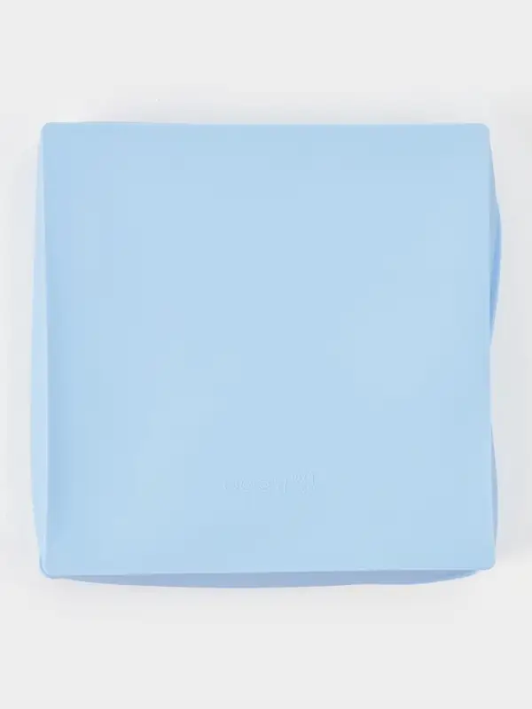 Форма для выпечки Доляна &laquo;Квадрат&raquo;, 20.5&times;5 см, силикон, светло-голубая