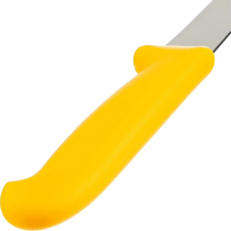 Нож разделочный  лез 150 мм  толщ 2 мм  3Cr13  жел пластиковая ручка