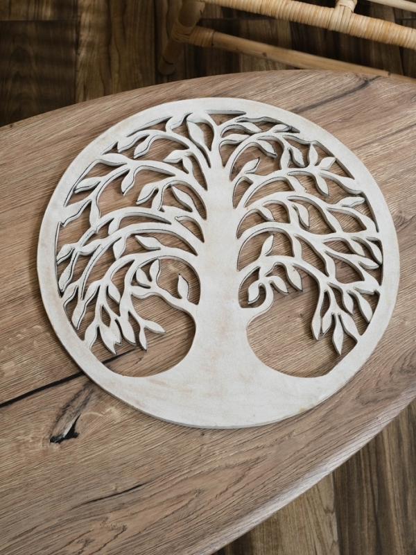 Панно резное МДФ  Панно резное МДФ "Древо жизни", 40х40х0,6 см