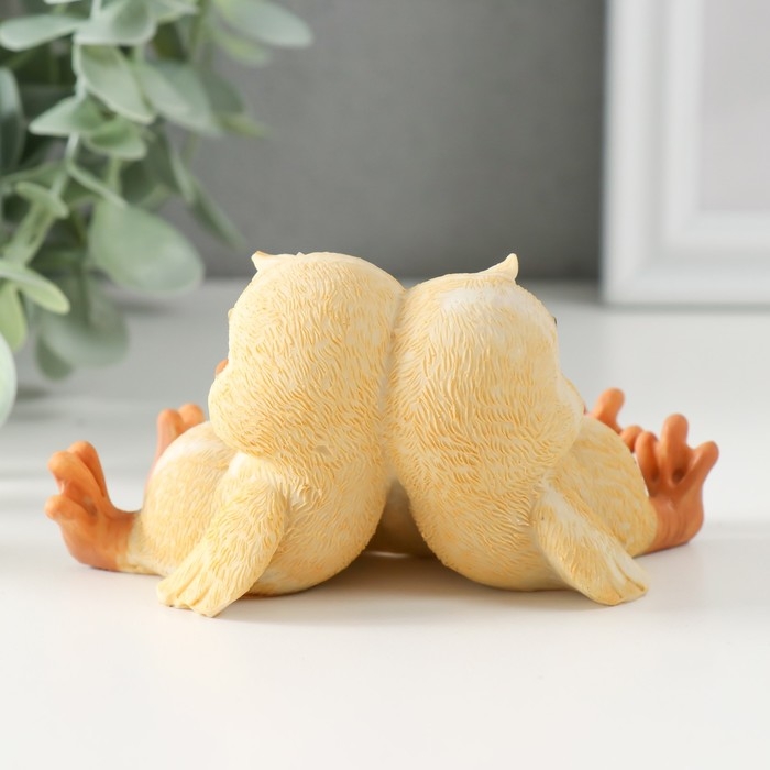 Сувенир полистоун "Спящие утята" 11х6х5,5 см