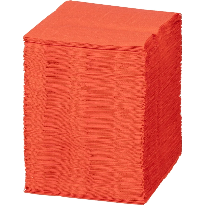 Салфетки бумажные Luscan Profi Pack 1сл24х24 красные400шт/уп