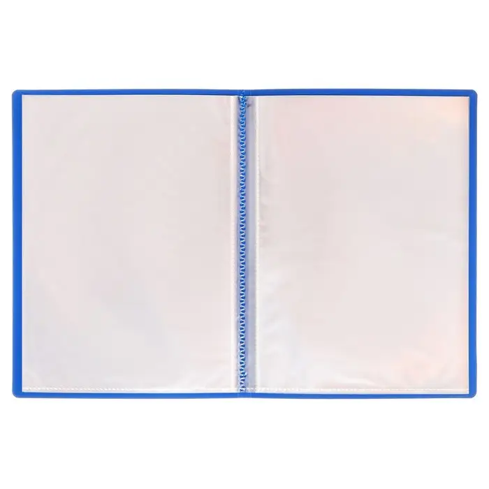 Набор папок А5, 20 вкладышей, Calligrata, синяя, 3 штуки