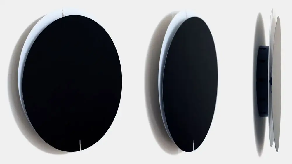 Часы настенные Melancholia Clock, черные