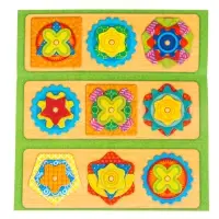 Головоломка Лесная мастерская &laquo;Сложи узор&raquo;, 6 схем, 21 деталь