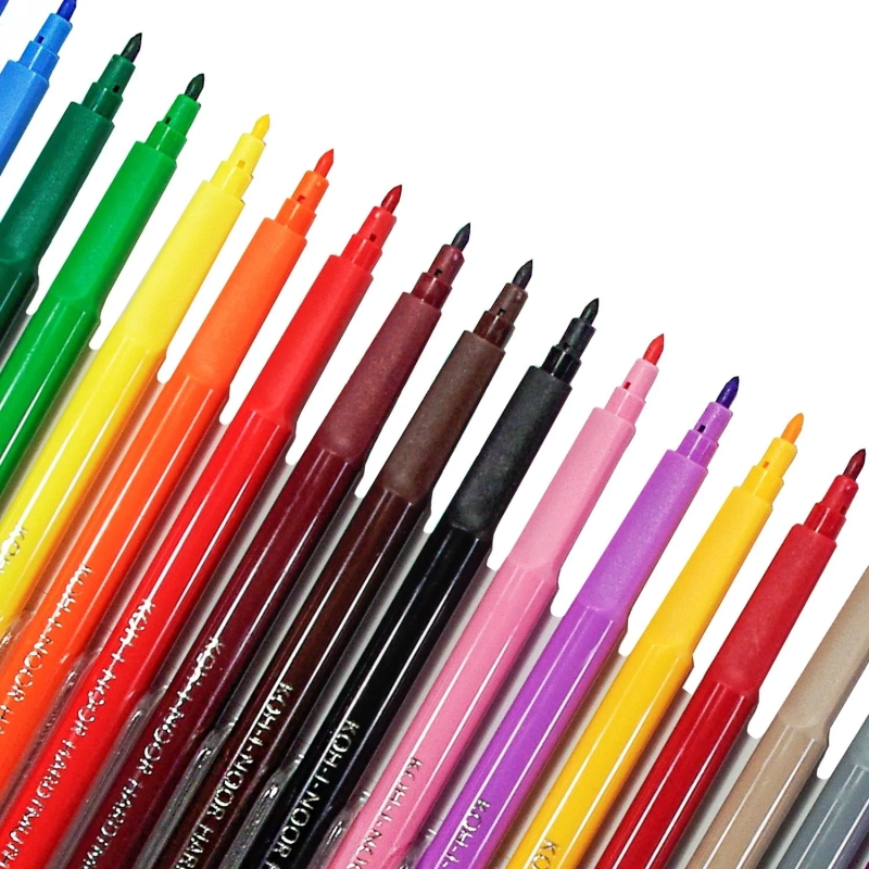 Фломастеры ZOO 1002 18цв/наб смываемые вентилир. ПВХ с подв 771002AH04TERU