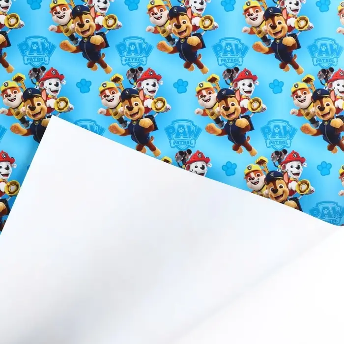 Упаковочная бумага, 70х100 см, Щенячий патруль