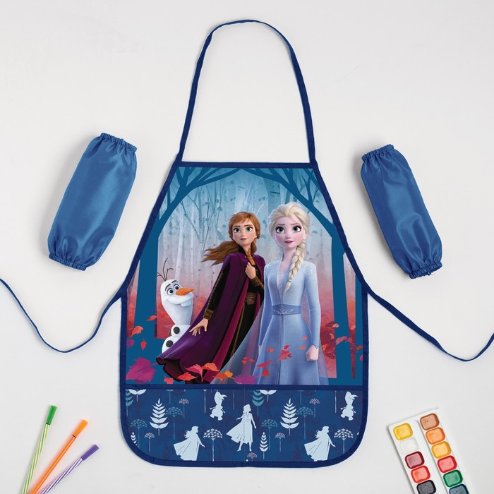 Фартук с нарукавниками детский «Холодное сердце», 49х39 см Фартук с нарукавниками детский «Холодное сердце», 49х39 см