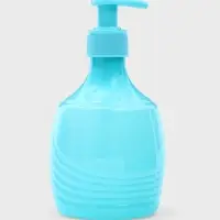 Дозатор для мыла &laquo;Волны&raquo;, 450 мл, 7.8&times;7.8&times;15.5, бирюзовый