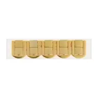 Замок-защелка на ящик ZM01, 2.5×2 см, цвет золото