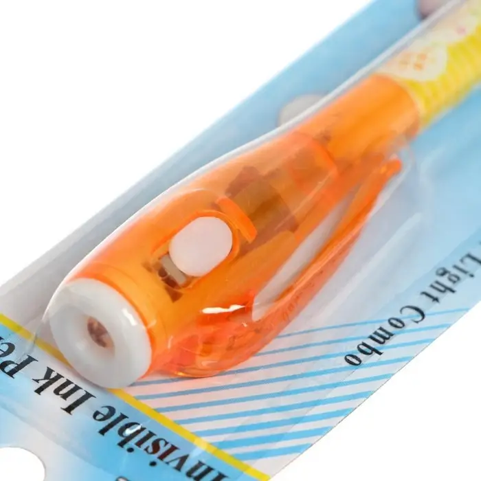 Маркер с невидимыми чернилами Calligrata Маркер с невидимыми чернилами Calligrata "Шпион", надпись видно при подсвечивании фонариком, МИКС