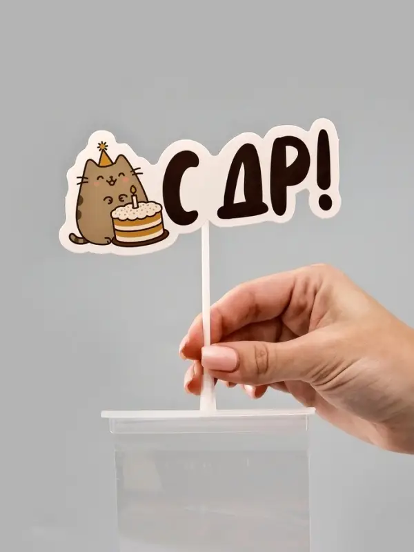 Коробка для маскировки денег в торте Коробка для маскировки денег в торте "С ДР", 11 х 8 х 6 см