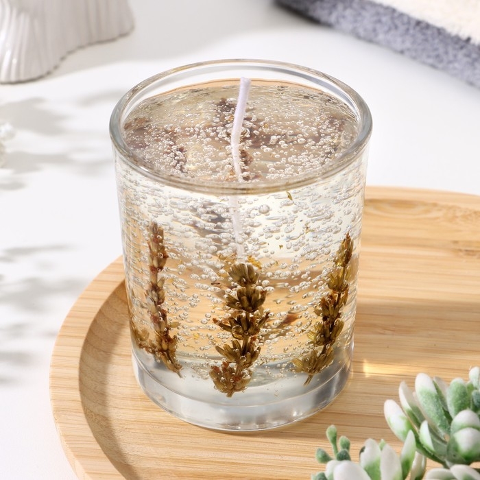 Свеча ароматическая  Свеча ароматическая "Lavender", 200 гр