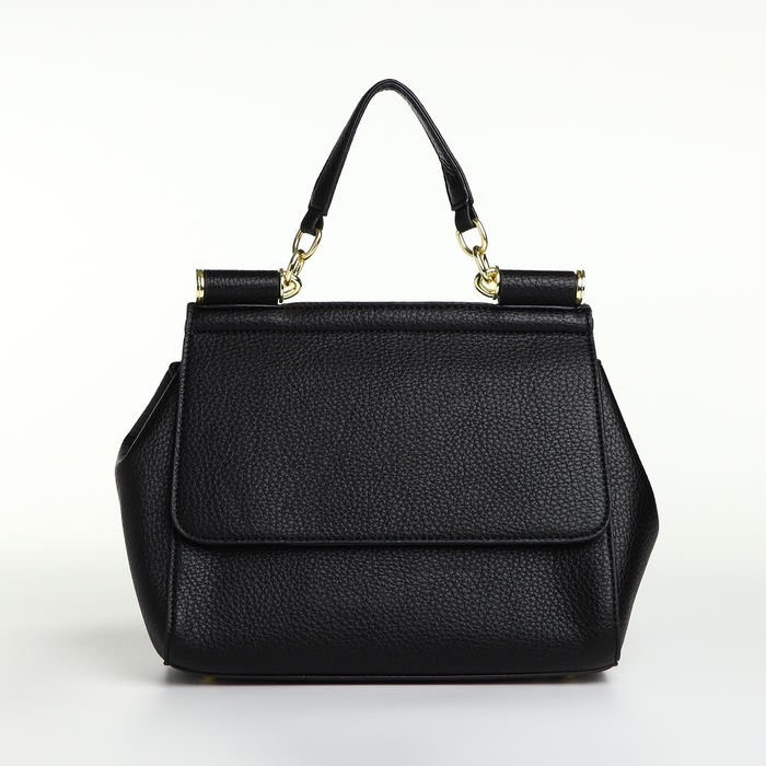 Сумка женская на магните TEXTURA, маленький размер, цвет чёрный Сумка женская на магните TEXTURA, маленький размер, цвет чёрный