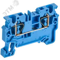 ARMAFIX Клемма пружинная CX4 BU 4мм2 проходная синяя IEK