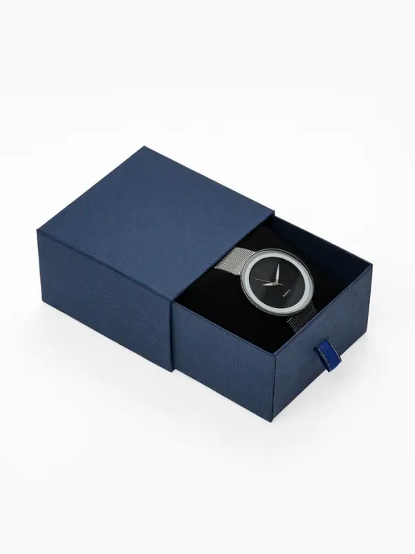 Набор подарочных коробочек 6 шт. под браслет/часы Дерево", 9&times;9, выдвижная,МИКС (5050521)