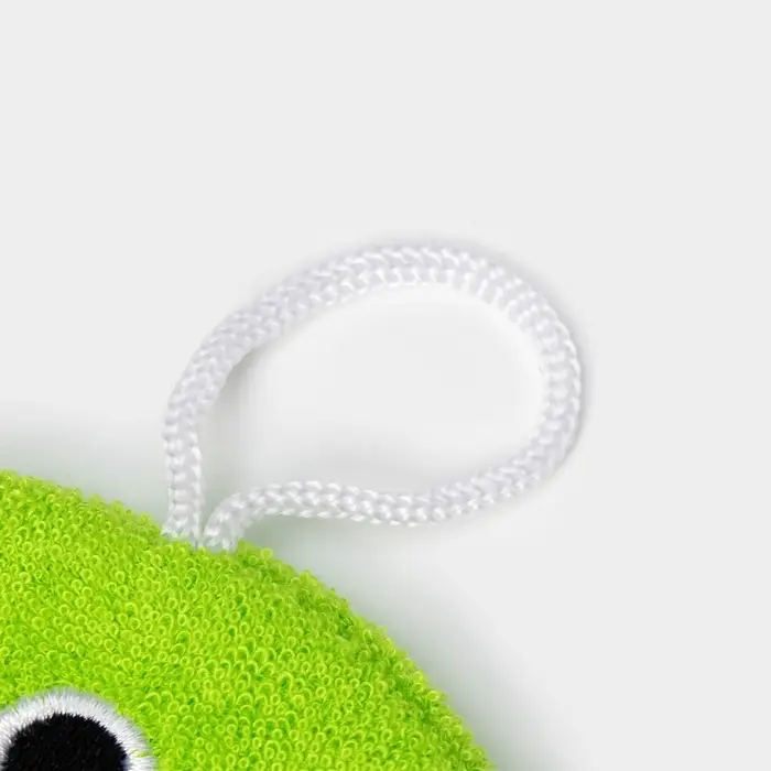 Мочалка варежка детская Доляна &laquo;Рыбка&raquo;, для купания, 21 см, МИКС