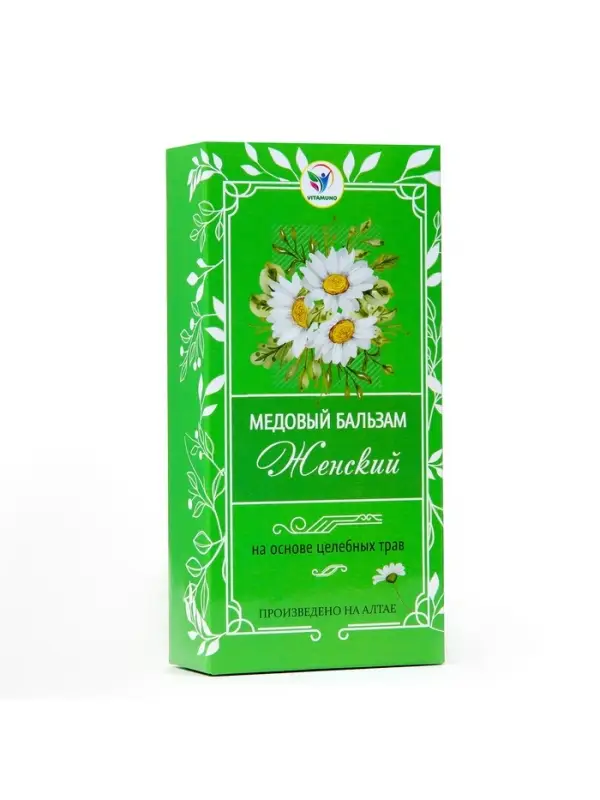 Безалкогольный алтайский медовый бальзам на травах Vitamuno &laquo;Женский&raquo;, 250 мл