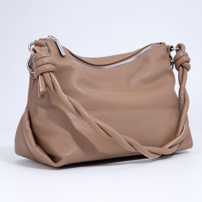 Сумка кросс-боди на молнии, цвет бежевый Сумка кросс-боди на молнии, цвет бежевый