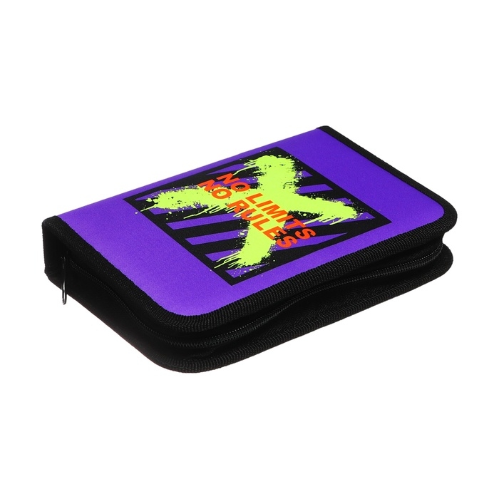 Пенал 1 секция, 140 х 200 х 40 мм, 2 откидные планки, тканевый, ПКТ 09-20-1 Пенал 1 секция, 140 х 200 х 40 мм, 2 откидные планки, тканевый, ПКТ 09-20-1 "Вне правил"